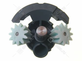 Привод шнека в сборе (2 шестерни, с шестернями, металлический стержень) мясорубки Bosch Not original