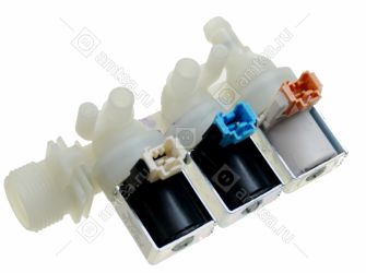 Клапан залива воды 3W-90 стиральной машины Indesit, Ariston (1 под сушку, под фишки) 