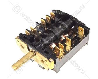 Переключатель режимов духовки ПМ16-7-03 (7 позиционный, вал - 20 мм) плиты Мечта, Злата