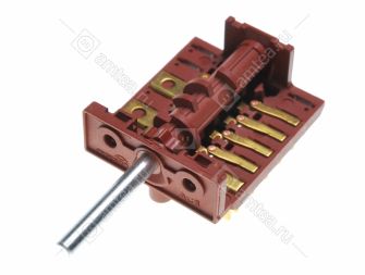 Переключатель мощности конфорки ПМЭ27-2375П (7 позиционный, вал - 39,5 мм) (Т20671-2375, АС6-Т20-671)