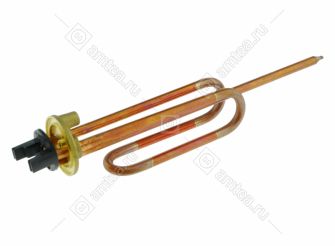 ТЭН (нагреватель) водонагревателя 1500W RCA (медь, фланец 48 мм, M6) под овальный фланец