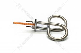 Тэн (нагревательный элемент) самовара 1000W с фланцем и штырем (вертикальный)
