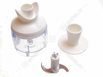 Чаша (маленькая) в сборе с редуктором, ножом для блендера Moulinex