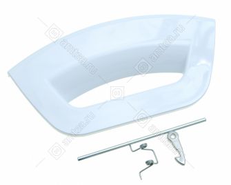 Ручка люка (комплект, белый) стиральной машины Indesit, Ariston