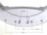 Внешнее обрамление люка стиральной машины Samsung