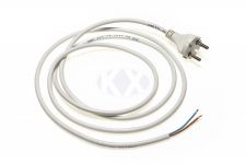 Шнур сетевой ПВС 2*0,75 2 м стиральной машины, холодильника универсальный