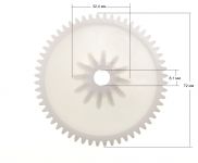 Шестерни (комплект 2 шт.) мясорубки, комбайна Philips