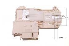 Устройство блокировки люка стиральной машины Electrolux, Zanussi (4 контакта)