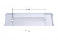 Передняя панель обратного воздуха холодильника Stinol