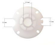 Втулка (муфта) шнека мясорубки Бриз, Аксион