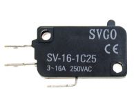 Микропереключатель 3-х контактный SV-16-1C25 16A 250V SVGO