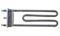 ТЭН (нагреватель) L=190 мм, 1900W, прямой с отверстием стиральной машины Bosch, Samsung