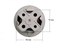 Мотор (двигатель) пылесоса Philips 1600W H=113/40mm D=120/92mm HX-70XL