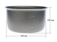 Чаша с тефлоновым покрытием 3 л мультиварки REDMOND 