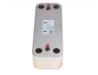 Теплообменник (вторичный) для газового котла Ariston 16 пластин