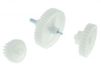 Шестерни (комплект 3 шт.) мясорубки Vitek, Panasonic, Scarlett, Elenberg, Saturn, Maxwell, Rolsen, Supra