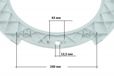 Внутреннее обрамление люка стиральной машины Bosch, Siemens