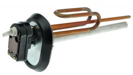 ТЭН (нагреватель) водонагревателя RCA 1200W (медь) в сборе (термостат, анод, фланец)