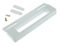 Ручка двери холодильника универсальная белая 