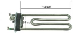 ТЭН (нагреватель) L=190 мм, 1900W, с датчиком под мини клемму стиральной машины Samsung