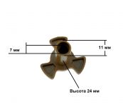 Куплер для СВЧ печи, H=29 мм