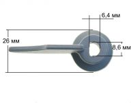Лопасть (лопатка) для замеса теста хлебопечи Moulinex, Delonghi