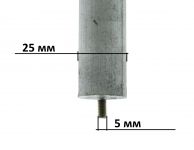 Анод магниевый М5х10мм D=25мм L=145мм для водонагревателя