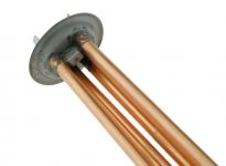 ТЭН (нагреватель) водонагревателя 2500W RF 64 Китай (медь, М4, клеммы под разъем + под винт, фланец 64 мм) 