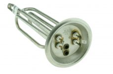 ТЭН (нагреватель) водонагревателя 2500W RF 92 (1500W+1000W) M6 нержавейка фланец 92 мм