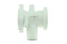 Корпус фильтра (улитка) сливного насоса стиральной машины Indesit, Ariston