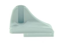 Кронштейн (держатель, крепление) стеклянной крышки Гефест (белый, правый ) 1200 (С1-С7), 5100, 5300, 6100, 6300