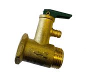 Предохранительный (обратный) клапан с рычажком водонагревателя 1/2