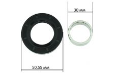 Сальник(NQK) 30х50,55 х10/12 + втулка бесшовная (25х30 мм) для ремонта крестовины