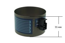 Тэн посудомоечной машины Bosch 2080W, D=85 мм, H=55 мм, 24.5 kOm большой, с разъёмом и термодатчиком 