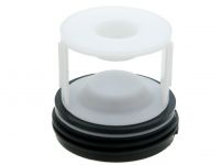 Фильтр (крышка, заглушка) насоса (черный) стиральной машины Bosch, Siemens