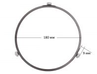 Кольцо (ролики) вращения тарелки D=180 мм универсальное для СВЧ печей
