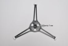 Тарелка СВЧ 245 мм с роликами и коплером