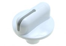 Ручка регулировки конфорки плиты Indesit, Ariston (белая)