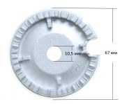Рассекатель пламени (средний) плиты Hansa