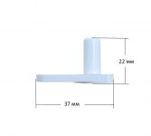 Упор двери средний (правый) холодильника Indesit, Ariston, Stinol