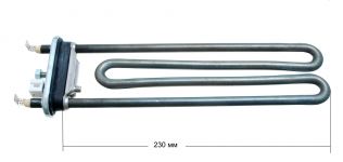 ТЭН (нагреватель) L=230 мм, 3200W, прямой с датчиком стиральной машины LG