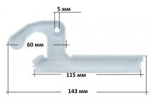 Крышка петли (левая) холодильника Beko
